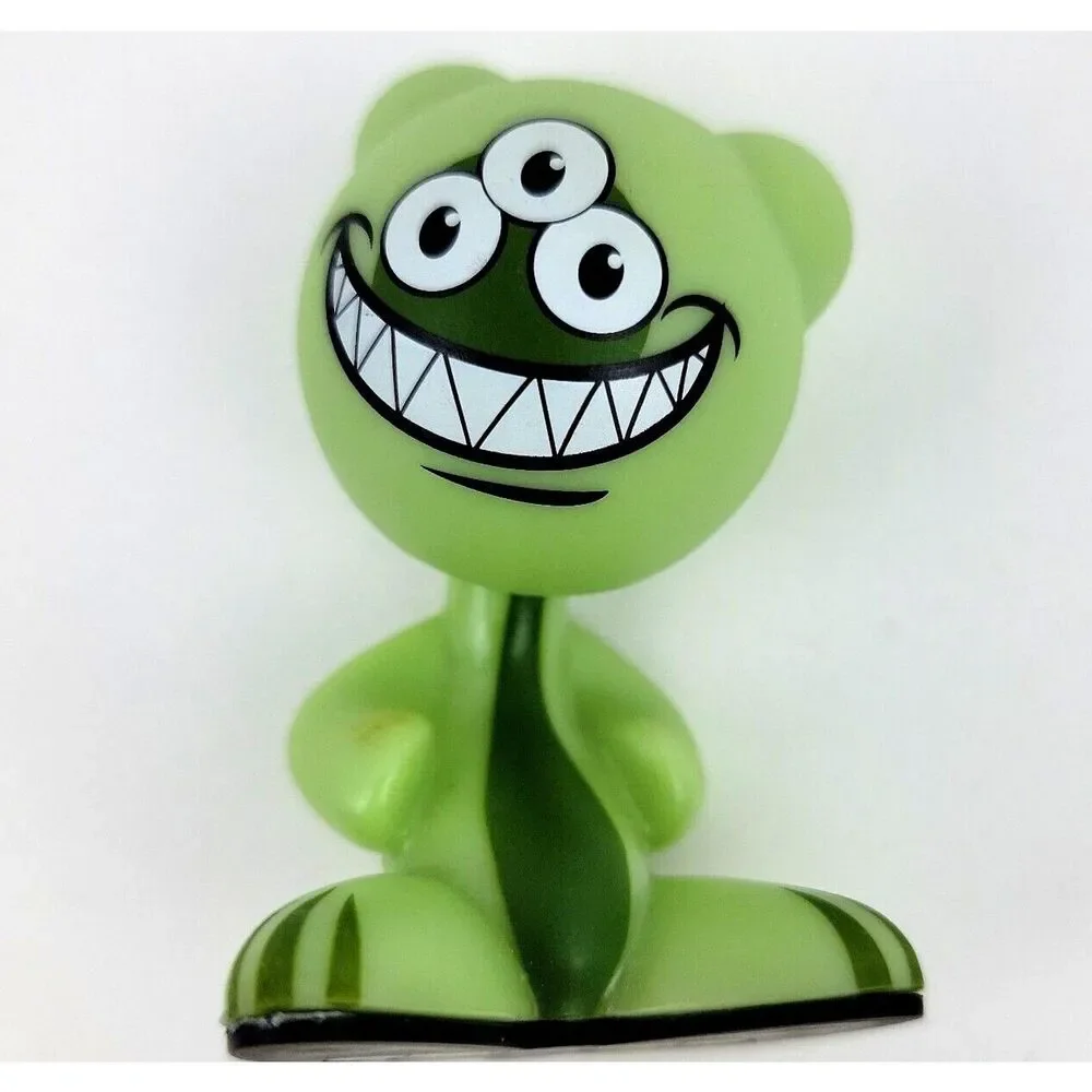 Lot Of 4 U.B. Funkeys Radical Vinyl Figures 3 Inch Computer Game Toys